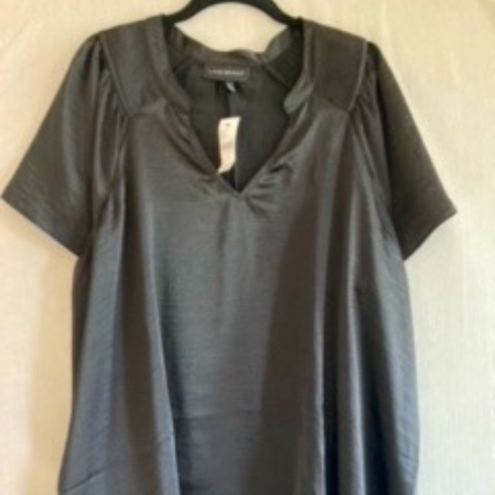 Lane Bryant black blouse, Size 24, NWT